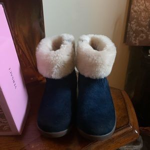 Ugg Navy Blue Toddler Girl Boots